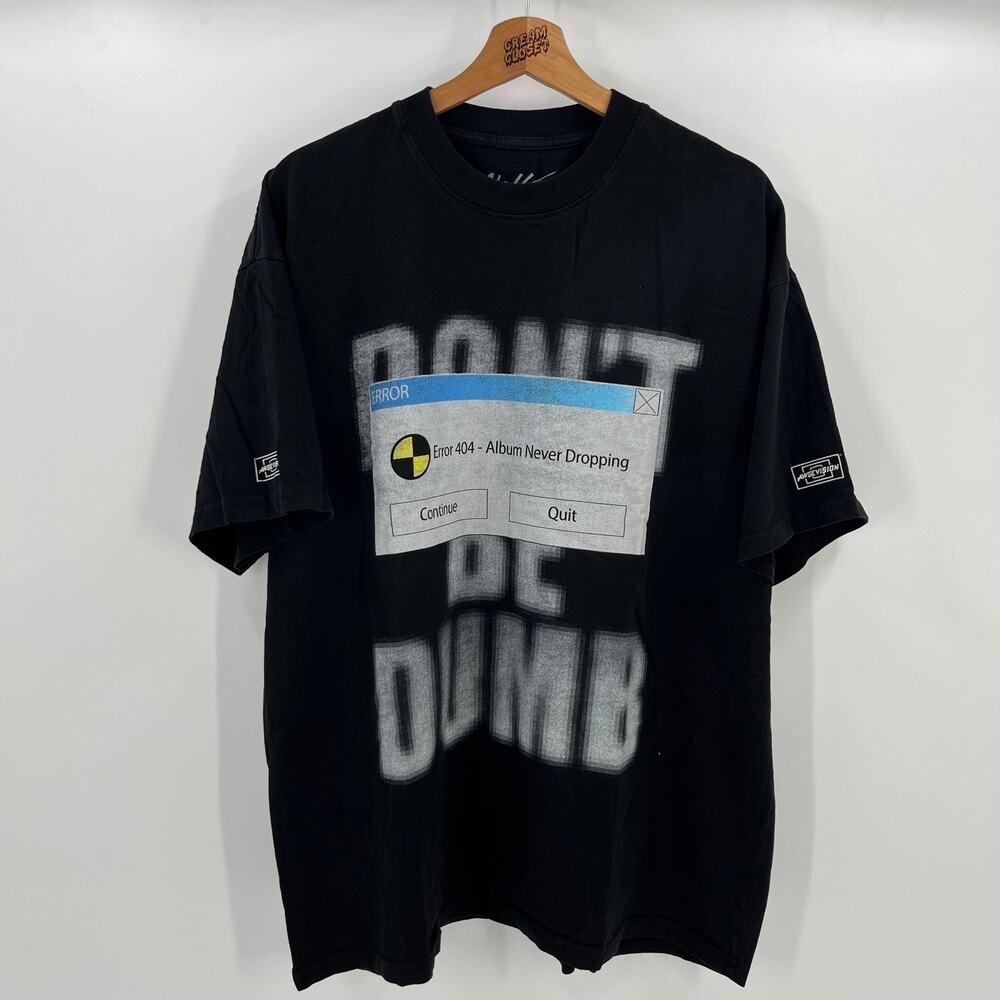 ASAP Rocky A$AP Mob AWGE Don't Be Dumb Album Never Dropping Tour Merch Tee XL